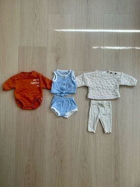 5 Piece Set Baby Girl Newborn Outfits Cat & Jack and Carter’s